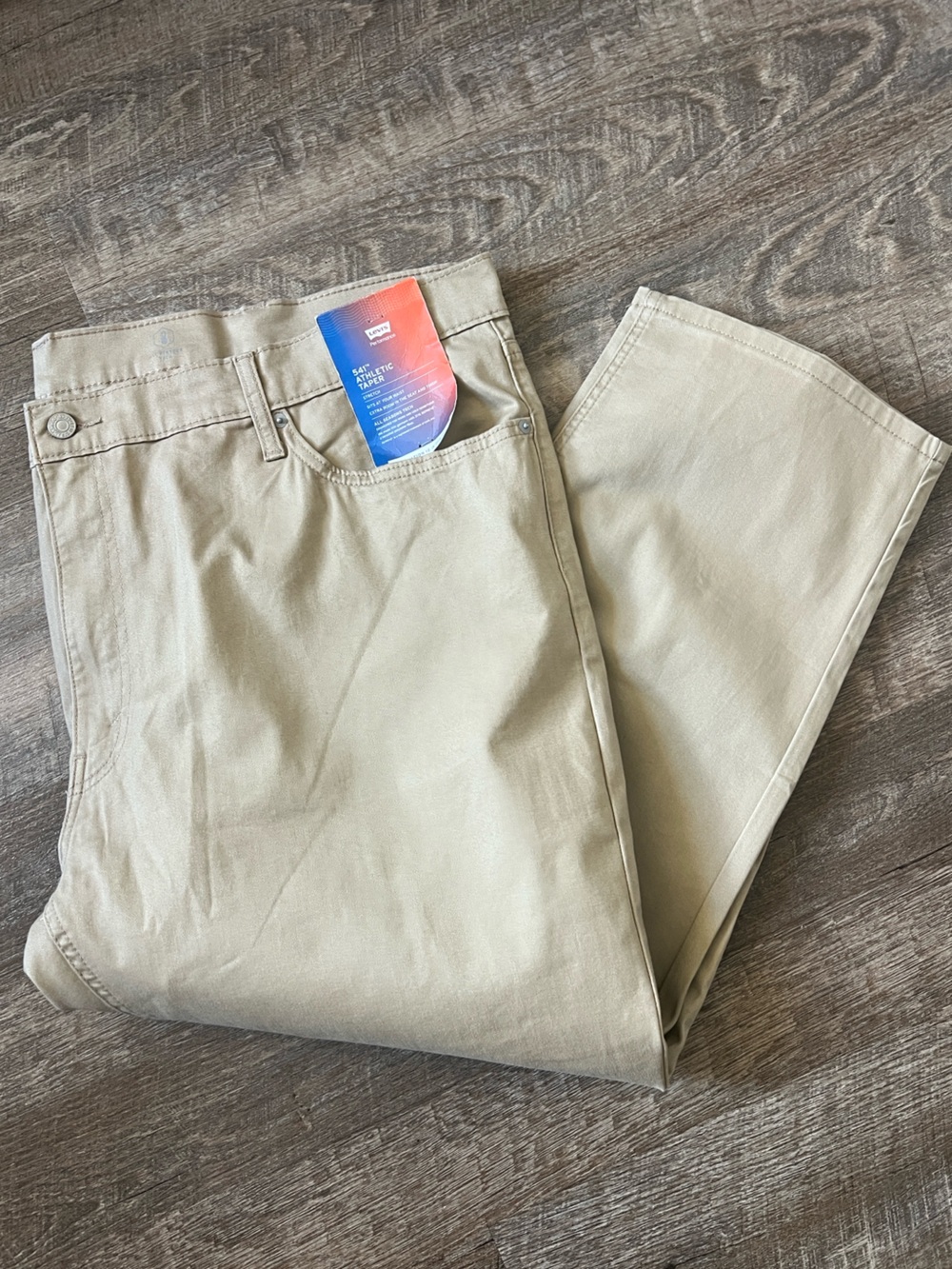 Levi's 541 Stretch Athletic Taper Jeans-Size 48x28